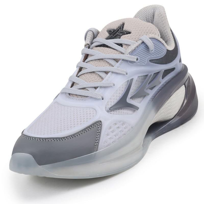 FAUSTO FST FJAMC-17004 GREY-42 Mens Grey Sports Running Sneakers|Memory Cushion and Anti-Skid Bounce Back Phylon Sole|All Day Comfortable Walking Shoes|Gym and Training Shoes (8 UK) (B0DBQFGLLM) Amazon Price History, Amazon Price Tracker