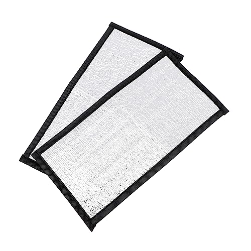 2pcs Reptile Heating Pad Reflective Film Lightweight Warm Mat