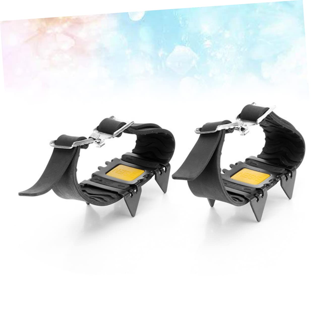 LIFKOME Outdoor Climbing Hiking Shoes Covers Ice Cleats for Boots Shoes 4 Teeth