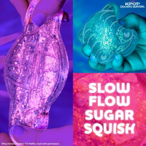 Image of Horizon Group USA Slimygloop Gelli Gels, Netflix Kpop Demon Hunters 3 Pack