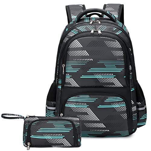 Kimwadalh Cartable Collège Garçon Sac école Garcons Sac a Dos Enfant Cartable Garcon Sac a Dos Scolaire pour Garcon Cartable Enfant Teens