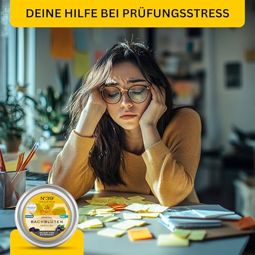 Original Bachblüten Nr. 39 Pastillen Schwarze Johannisbeere von Lemon Pharma, Vegan und Zuckerfrei