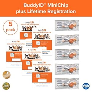   Buddy-ID-Pet-Microchip-PLUS-Lifetime-Registration-5-pack