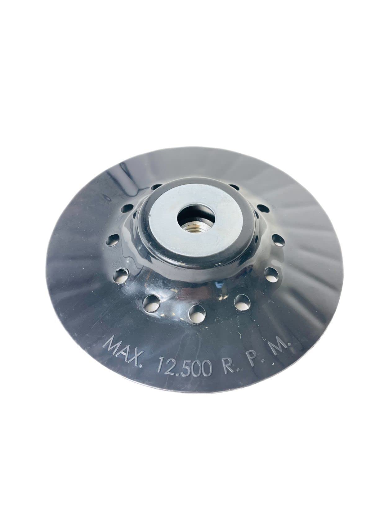 1 plato de apoyo de 125 mm + 100 discos de fibra de vidrio de 125 mm P24.