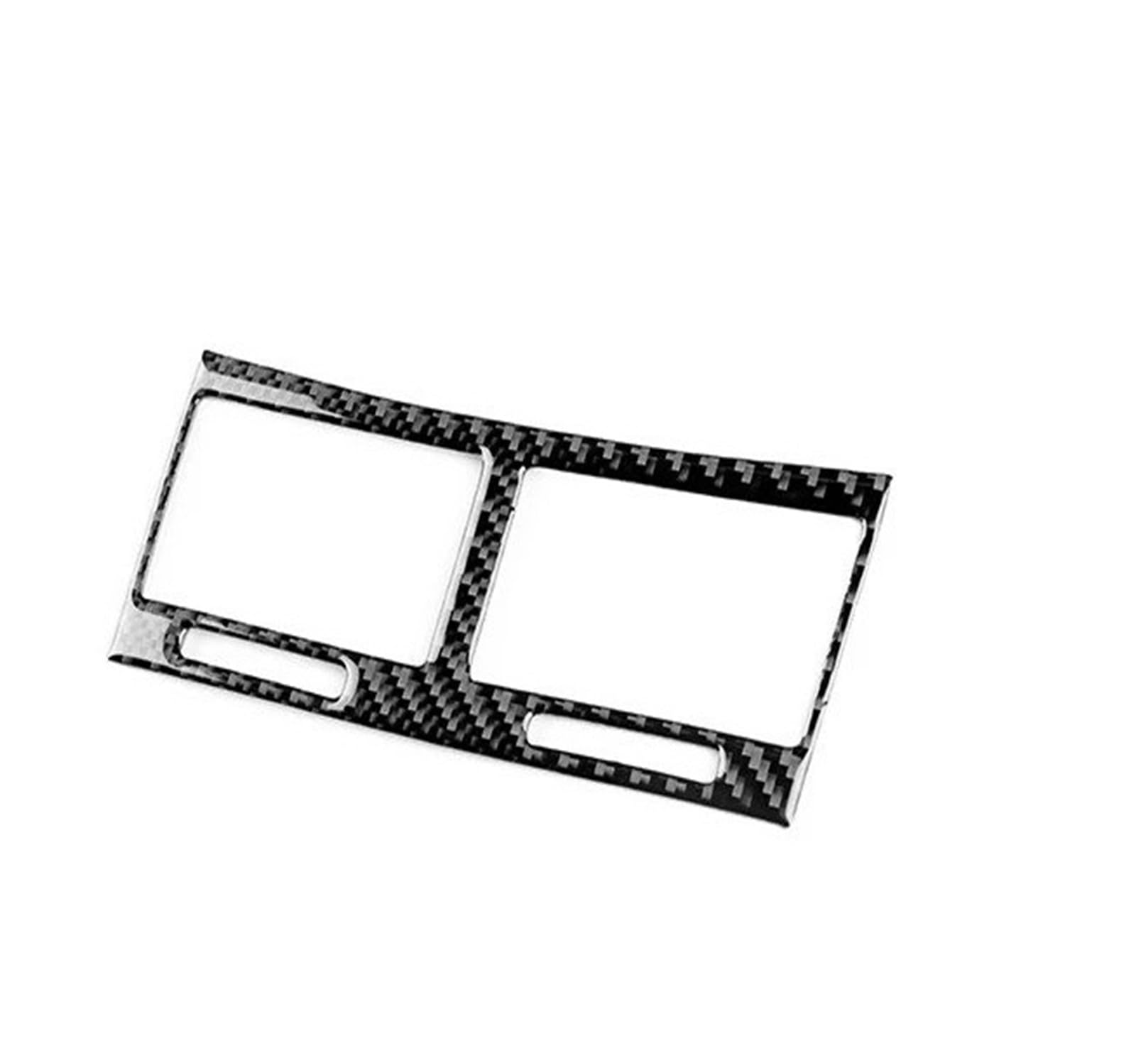 Car Interior Moulding Trim for Toyota for Yaris 2006-2011 LHD RHD Car Central Control Air Outlet Real Soft Carbon Fiber Sticker Interior Accessories(LHD RHD Black)