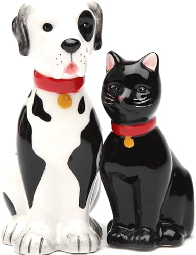 Pacific Giftware Salero y pimentero magnético para perros y gatos Good Friends disponible en Yaxa Venezuela