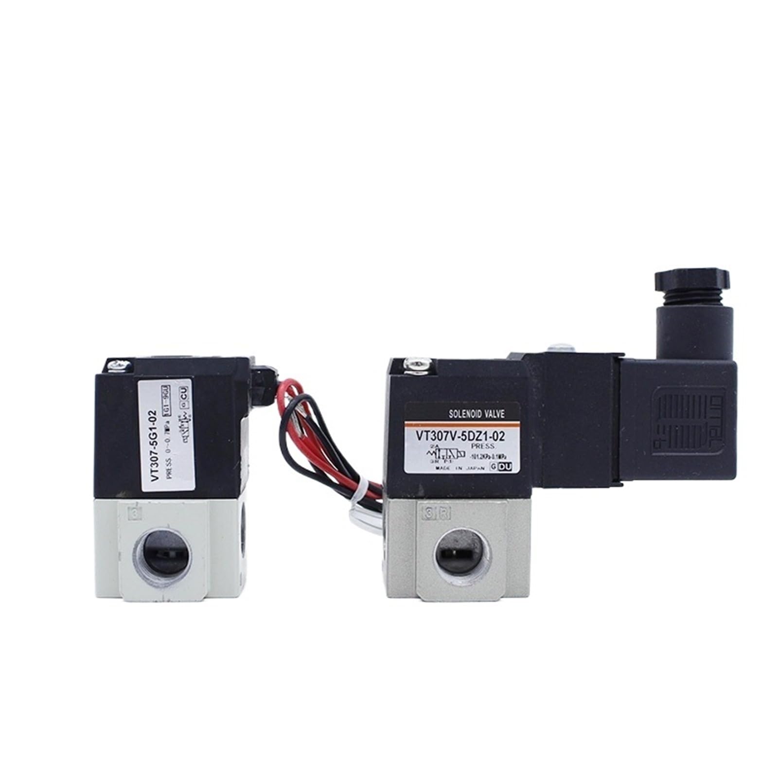 Válvula neumática VT307-4D1-02 de triple vía con rosca 1/8 para automatización de vacío