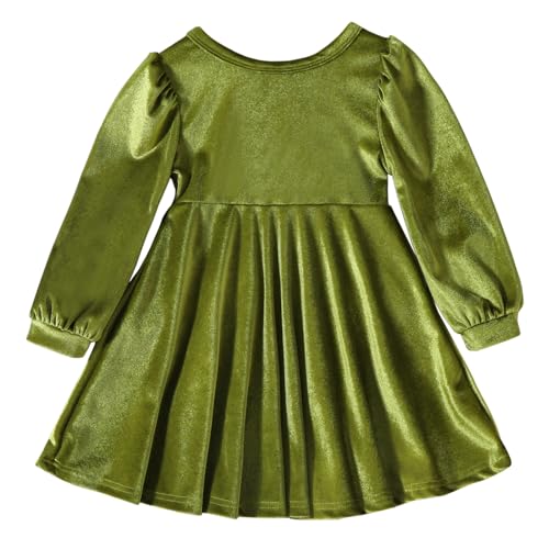 Vintage Princess Toddler Baby Girl Long Sleeve Velvet Ruffle Tutu Lace Dress Xmas Wedding Birthday Party Fall Winter Clothes