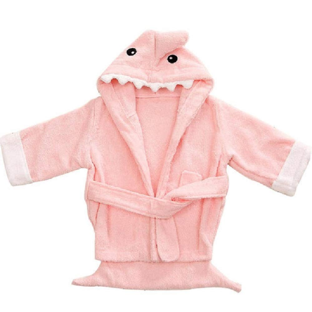 Peignoir de bain Hooyi Motif requin Rose