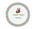 Round awesom habesha placemat set of 6