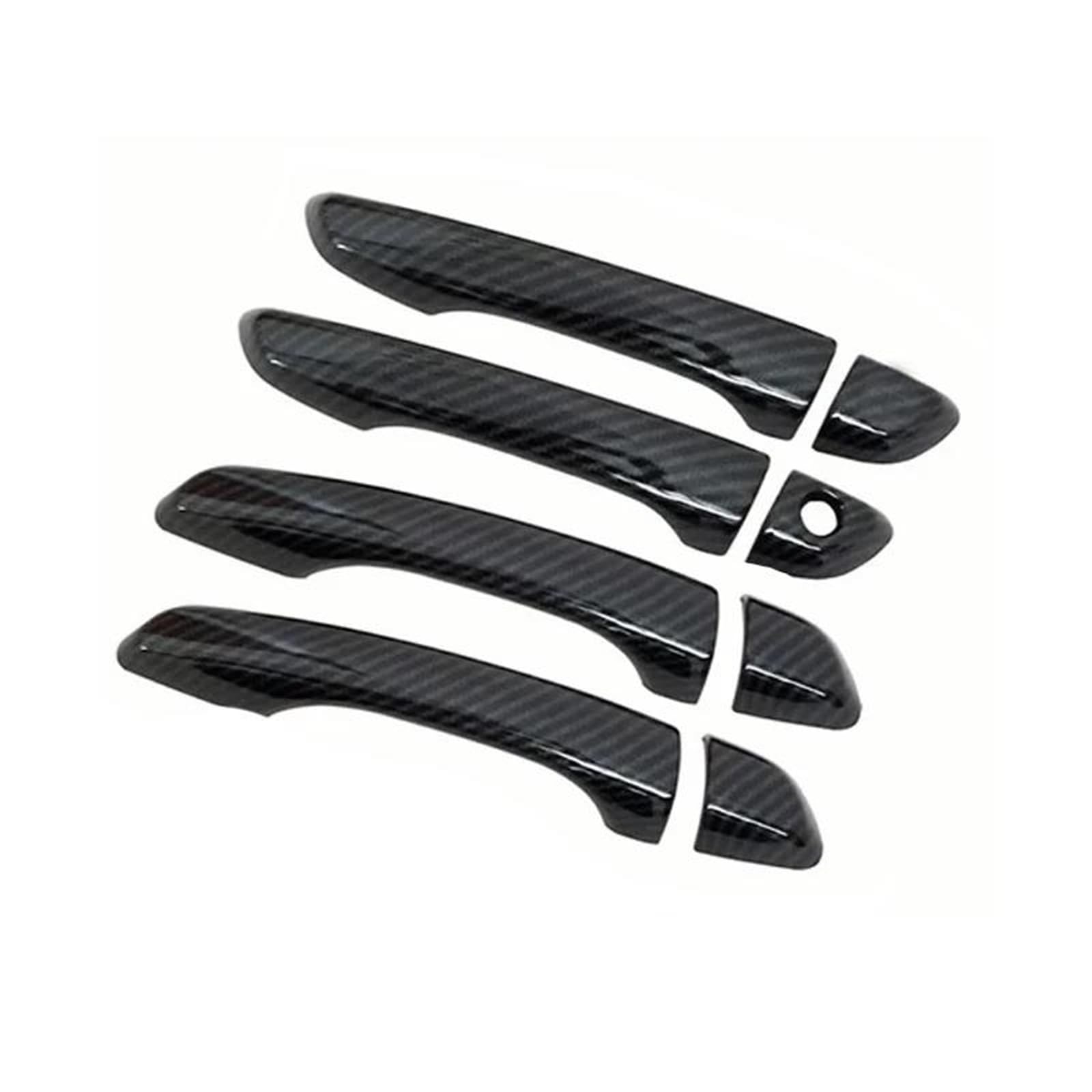 YUEYZHK LHD for Opel for Mokka for Vauxhall for MK2 2021 2022 2023 Chrome Car Door Handle Cover Trim Scratch Proof Set(Type A)