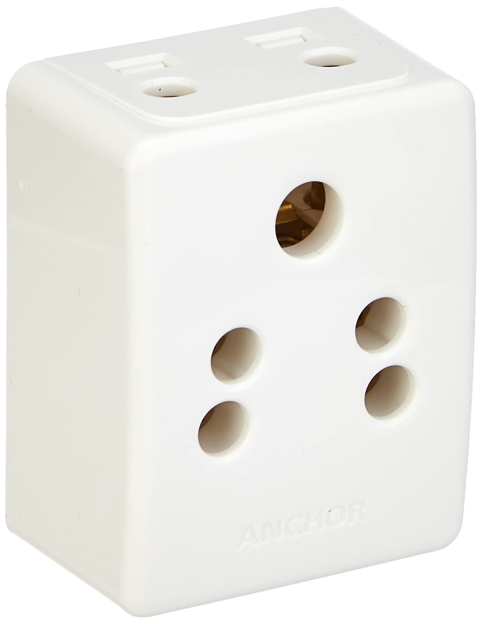 Anchor by Panasonic 6A 3 Pin Plug Deluxe Multi 240V (White, Pack of 5)-image-47