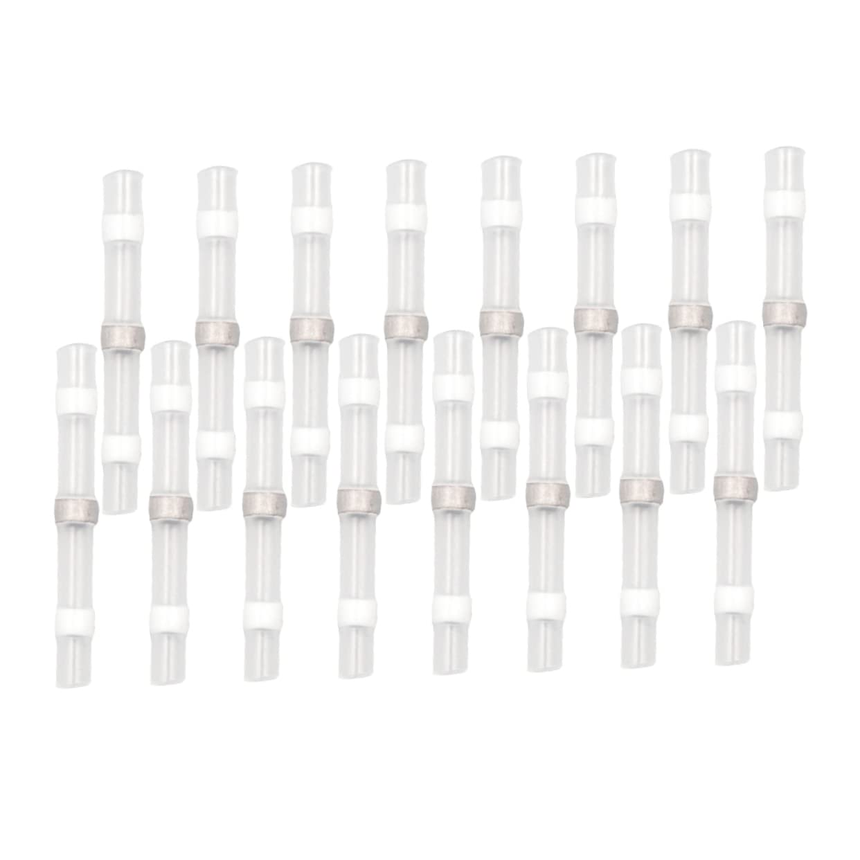 TIDTALEO 200Pcs Seal Connectors Heat Shrink Butt Connector Sleeve for Insulated Electrical Connections Pe Material for Vehicle and Home Wiring