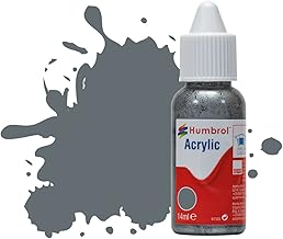 Humbrol No.123 Extra Dark Sea Grey - Satin Acrylic Paint 14ml DB0123