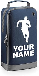 Personalised Any Name Football Rugby Boot Bags Sports School Gym PE Accessories Customised Shoe Kit Bag with Boot Compartment