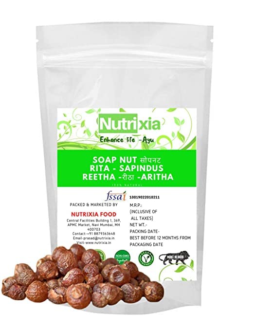 Miniatura 2 de DKM Nuez de jabónRitaSapindusREETHA aritha (100 GMS)