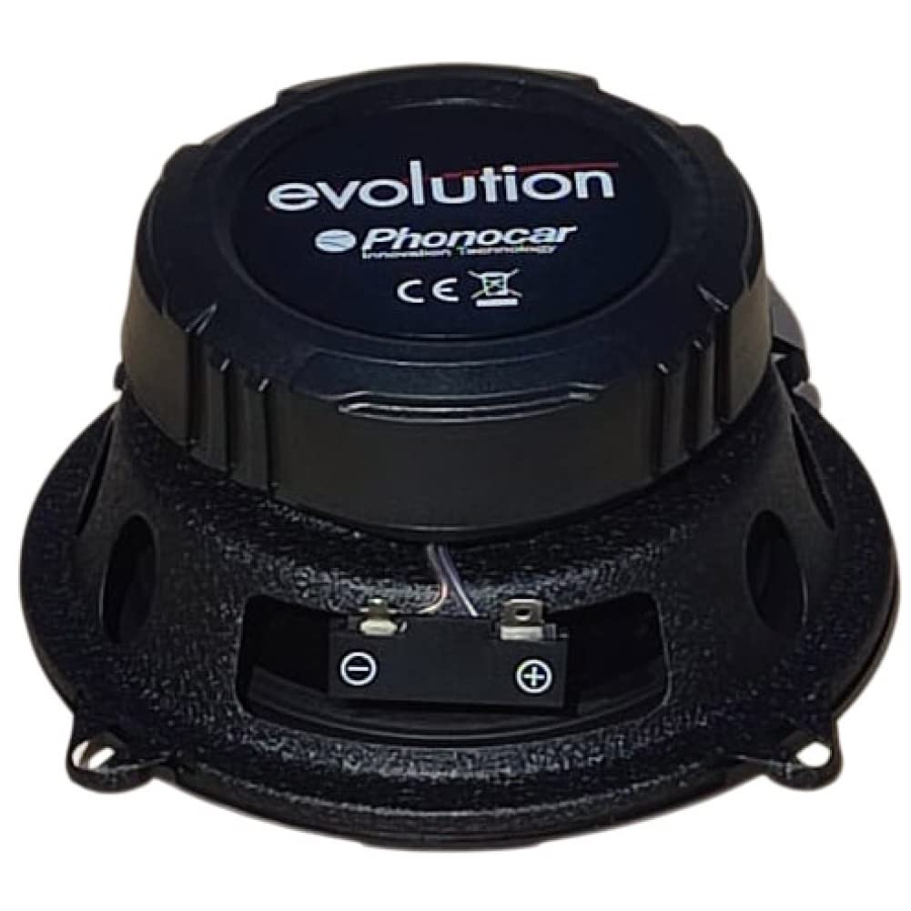 2 ALTOPARLANTI PHONOCAR EVOLUTION 02613 coassiali 2 vie da 13 cm 130 mm 5,25" di diametro da 40 watt rms 100 watt max 4 ohm 92 db, a coppia + 3 sticker omaggio