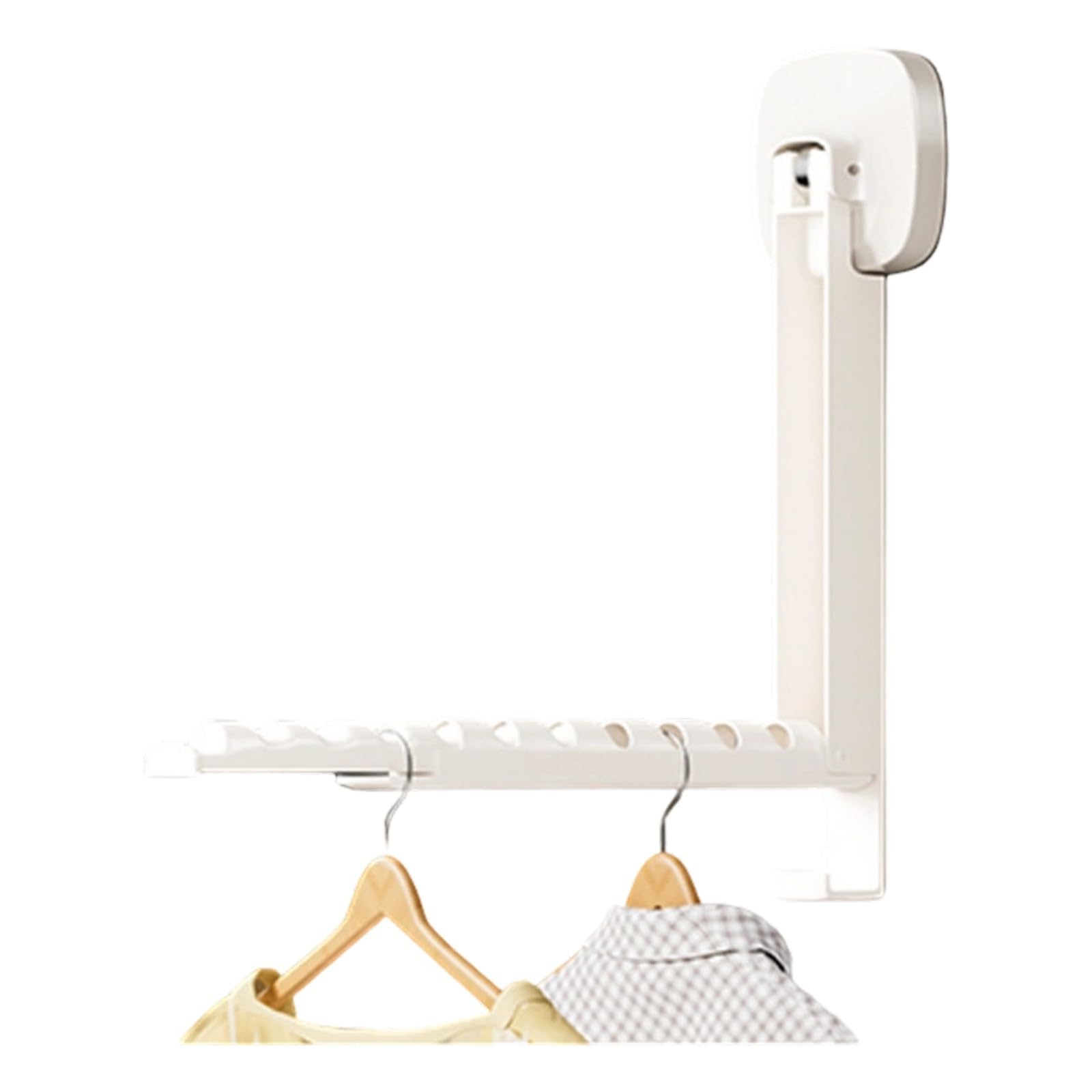 Shinlhua White Multiple Purpose Suction Cup Wall Hangers For Clothes Not Tool Need Strong Abs Construction Fit Most Smooth Surfaces Pliable Suction Cup Clothes Rack