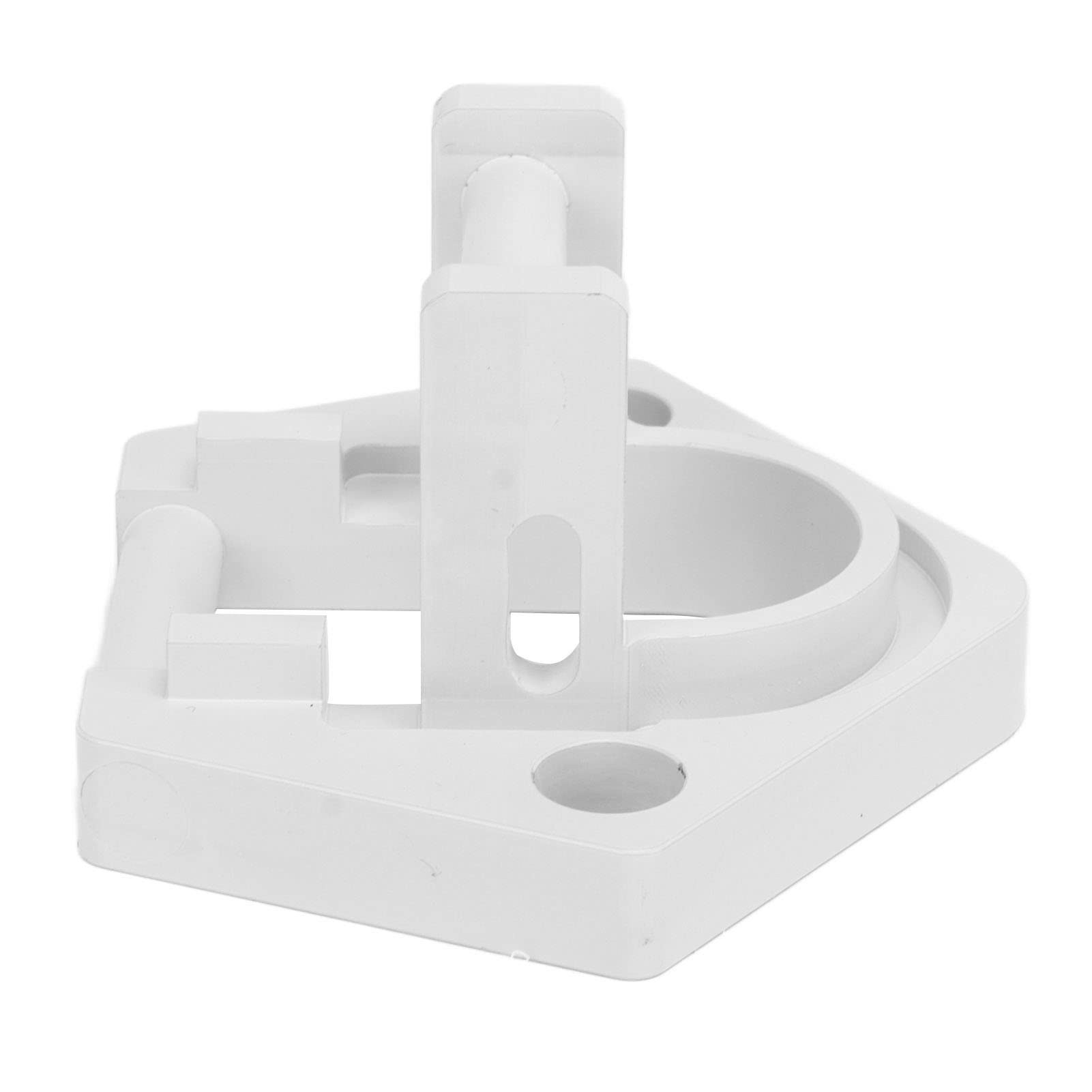 RV Awning Bottom Bracket Foot for Sunchaser II Aluminum Rounded Hardware, For Right or Left Side