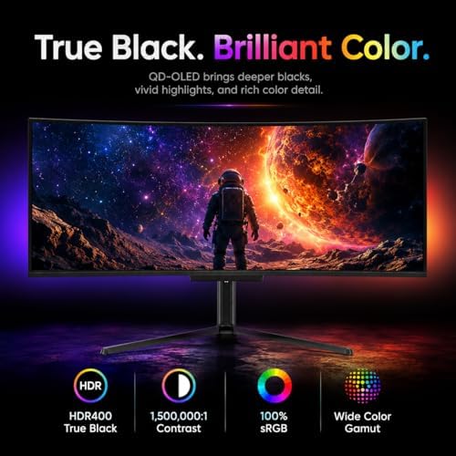 Deluxe ultrawide OLED monitor product image