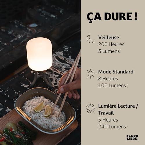 Lampe de camping incassable SqueezeShell Campo Libre LENI avec poignée flexible - 4