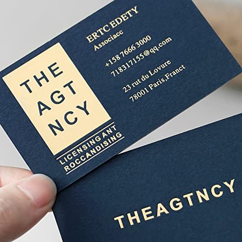 200Pcs Custom Business Cards Add Photo/LOGO/Text Personalized Business Cards for Small Business 300gsm Matte Paper Front & Back Sides Printed 3.5" x 2" - Image 7