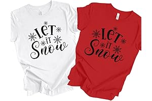 Let It Snow! A Snowy Tee for Winter Merriment