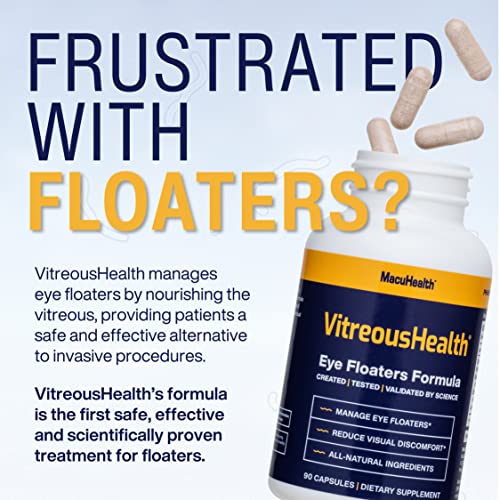 Macuhealth VitreousHealth Evidence Based Eye Supplement for Floaters