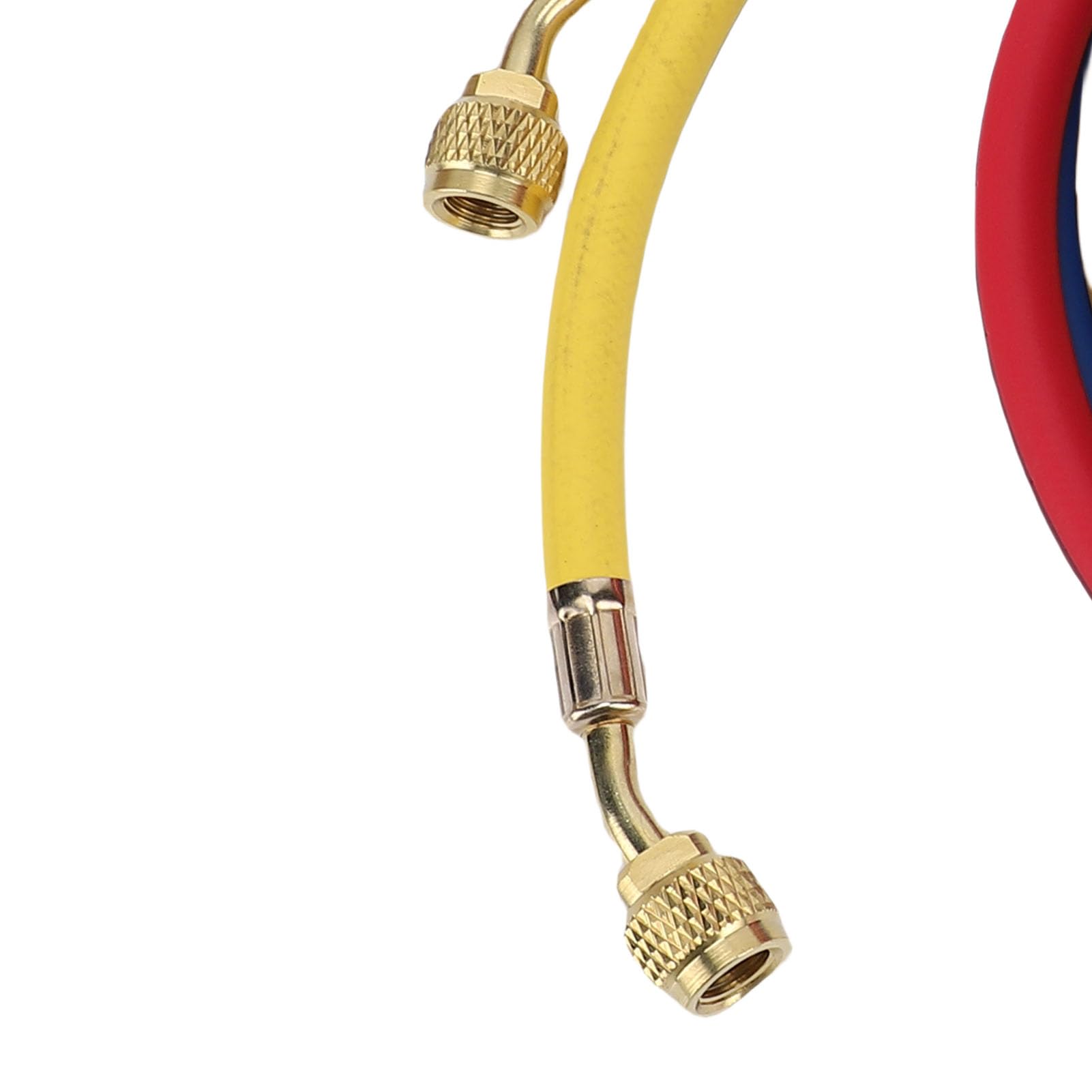 SIXRUN Jeu de Manomètres Numériques AC, Kit de Charge de Réfrigérant Automobile avec Double Manomètre de Température 93 Réfrigérants NIST pour R410A R32 R134A R22