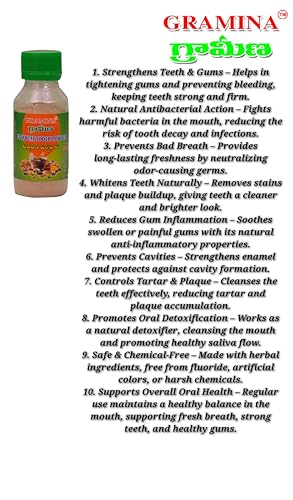 Image of Uttareni Tooth Powder 25gms Pack of 6