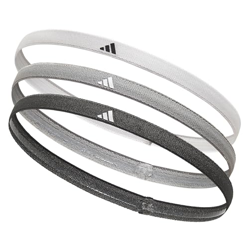 Adidas Hairbands - White Grey Black