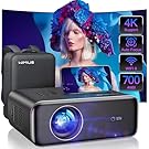 [Auto Focus/4K Support] Projector with WiFi 6 and Bluetooth 5.2, 700ANSI Native 1080P Outdoor Movie Projector, WiMiUS P62 Auto 6D Keystone & 50% Zoom, Smart Home Projector for iOS/Android/TV Stick
