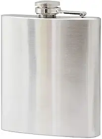 Porta whisky de aço cantil 8 oz 236ml CBRN01446 - Commerce Brasil