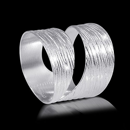 Materia anello in argento sterling 925, modello