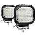 48W LED Arbeitsscheinwerfer 12V 24V Zusatzscheinwerfer Fernscheinwerfer mit Zulassung Fernlicht Offroad Scheinwerfer Motorrad Flutlicht für Traktor Bagger offroad SUV ATV UTE UTV