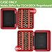 Case Compatible with TECH DECK Ultra DLX Fingerboard 4-Pack, also Holds 38PCS for HOMETALL/for Teak Tuning/for GoldenPlayer/for TIME4DEALS/ for Gr8ware Collectible Mini Skateboards (Red)