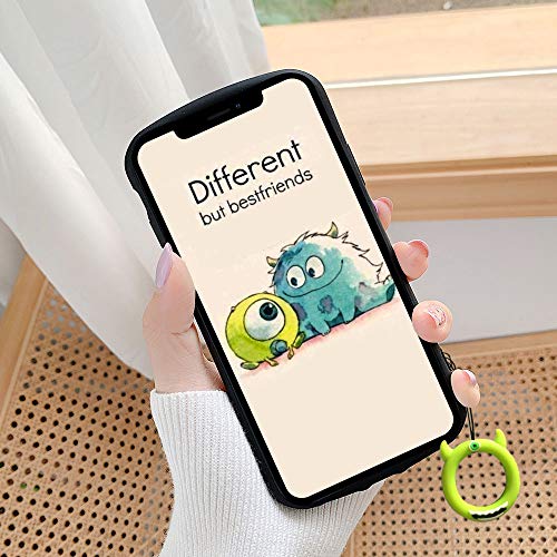 Xgrand Disney Collection Mike Wazowski Cute Cartoon Case For Iphone 11 Pro Max 6.5", Style Pattern Small Waist Design Kickstand Holder Stand Shockproof Protective Cover For Kids Teens Girls #TOP4
