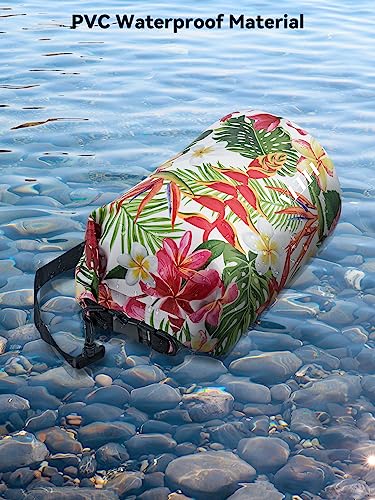 Image of HEETA Waterproof Dry Bag for Women Men, 5L /10L /20L /30L /40L Roll Top Lightweight Dry Storage Bag Backpack with Emergency Whistle for Travel, Kayaking, Boating, Camping, Beach, Cruise Ship Essentials