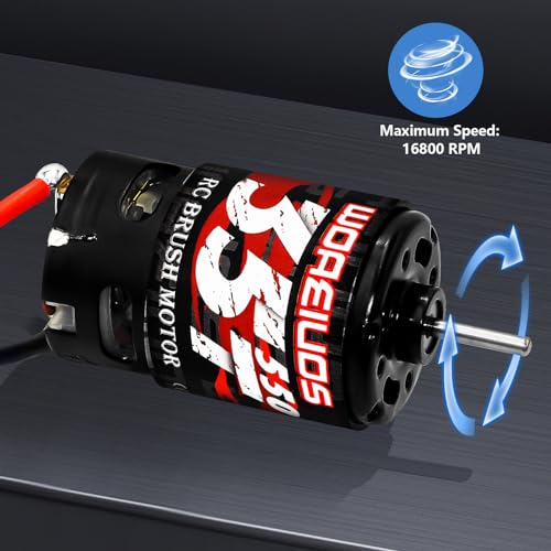 Image of 550 35T Brushed Motor & Heatsink Combo for 1 /10 RC Truck Car