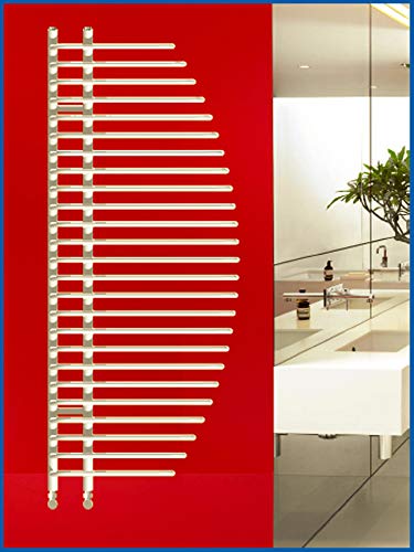 Preisvergleich Produktbild Badheizkörper BONITA Weiß 1400 x 600 mm. Handtuchtrockner Handtuchwärmer
