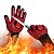 BBQ Fireproof Gloves, Grill Cut-Resistant 1472°F Heat Resistant Gloves, Non-Slip Silicone Oven Gloves, Kitchen Safe Cooking Gloves for Oven Mitts,Barbecue,Cooking, Frying,13.8 Inch-Red