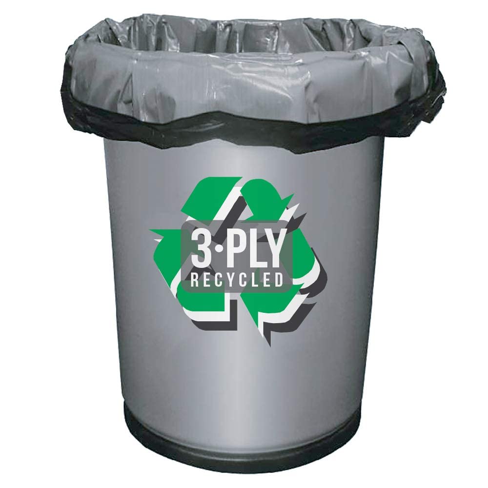 Aluf Plastics Bolsas de basura de 45 galones – 1.5 mil (equivalente) negras resistentes – 40 x 47 pulgadas – Paquete de 100 – para contratistas, industriales, comerciales y exteriores
