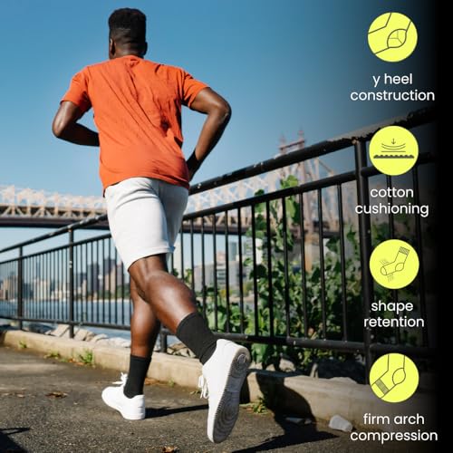 Image of Cotton Cushion Crew Socks for Women Athletics All Seasons Thick Warm Heavy Duty Reinforced Heel & Toe, Everyday Wear Athletic Crew Socks, Sports Socks for All PurposePack of 3 Pairs - Grey
