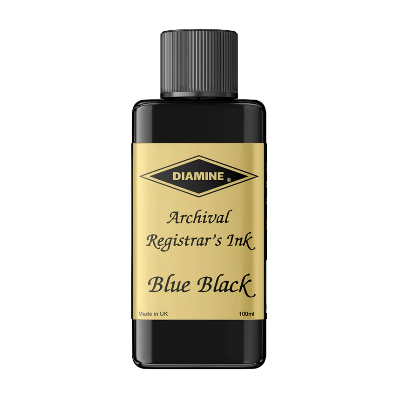 Diamine Ink Registrars Bottled Ink 100ml - Blue/Black by Diamine