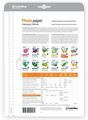 Colorway Carta Fotografica Lucida 50 Fogli 10x15