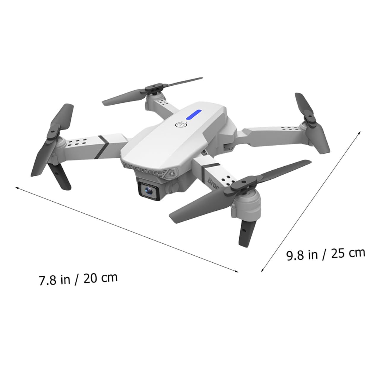 BESTonZON Dron Plegable E525 Cámara Gran Angular, Video en Alta Definición y Transmisión en Real, Vuelo Estable para Fotografía Aérea