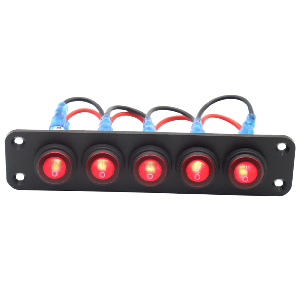 PRETYZOOM Boat Rocker Switch Panel 12v Marine Toggle Switch Cover for Car Accessories