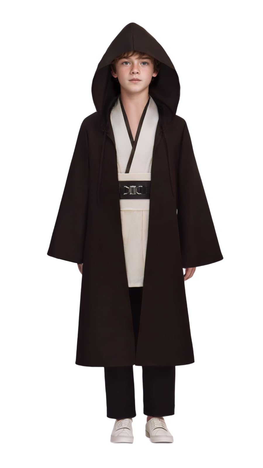 Dingmcoy Deluxe Hooded Robe Costume for Children Knight Tunic Costume Halloween Outfits