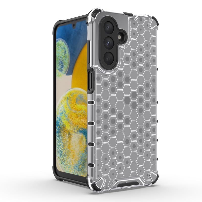 Image of Plastic Bumper Back Case Cover for Samsung Galaxy A26 5G (Transparent)
