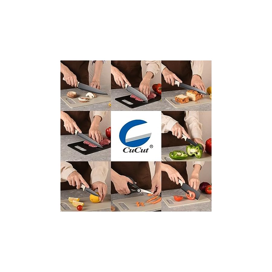 17-Piece-Kitchen-Knife-Set-Black-Stainless-Steel-Knives-with-2-Cutting-Boards-Safety-Sheaths-Included-Dishwasher-Safe-Ultra-Sharp-Blades-Essential-Kitchen-Tools-for-New-Homes CuCut 17-Piece Kitchen Knife Set - Black Stainless Steel Knives with 2 Cutting Boards, Safety Sheaths Included, Dishwasher Safe, Ultra-Sharp Blades, Essential Kitchen Tools for New Homes